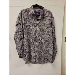 Georg Roth Los Angeles‎ XXL Button Down Shirt Floral Print Cotton Turkey